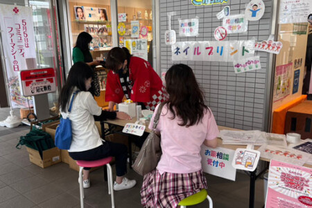 JACP城戸理事によるネイルサービス